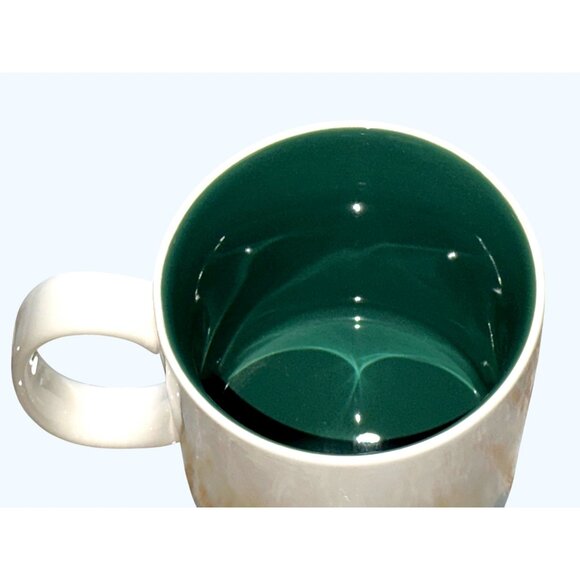 Starbucks Atlanta Collector Series City Mug 16 Oz 2009 Green Interior Skyline Ga - Picture 7 of 8